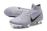 Nike Mercurial Superfly VI Elite FG Silver Black High Cut - soccerstory