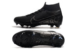NIKE Mercurial Superfly VII 360 Elite FG Dark Black - soccerstory