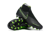 Nike Phantom Vision Elite DF FG Black Green Lining - soccerstory