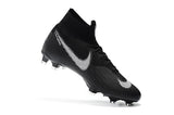 NIKE Mercurial Superfly VI 360 Elite FG Black White - soccerstory