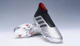 Adidas Predator 19.1 FG Silver Black - soccerstory