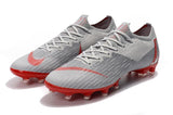 NIKE Mercurial Superfly VI 360 Elite AG High Low Silver Red - soccerstory