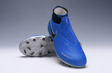 Nike Phantom Vision Elite DF FG Blue Silver Black - soccerstory