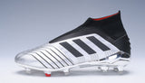 Adidas Predator 19.1 FG Silver Black - soccerstory