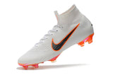 NIKE Mercurial Superfly VI 360 Elite FG White Orange - soccerstory