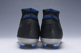 Nike Phantom Vision Elite DF FG Black Silver Blue - soccerstory