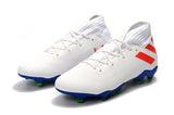 Adidas TPU Nemeziz 19.3 FG White Blue - soccerstory