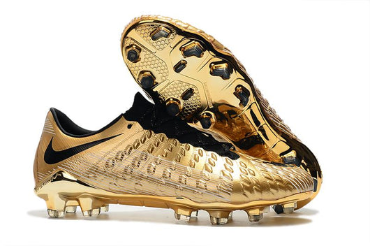 NIke Hypervenom Phantom III DF FG Gold Black - soccerstory