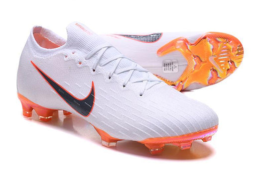 Nike Mercurial Vapor XII Elite FG whitemetal greyorange - soccerstory