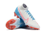 NIKE Mercurial Superfly VII 360 Elite FG White SkyBlue - soccerstory