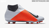 Nike Phantom Vision Elite DF FG Soccer Cleats White Orange Black - soccerstory