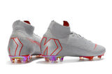 NIKE Mercurial Superfly VI 360 Elite FG Grey Pink - soccerstory