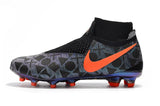 Nike Phantom Vision Elite DF FG Black Orange - soccerstory