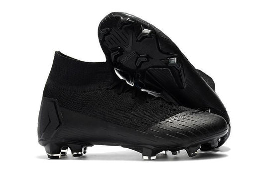 Nike Mercurial Superfly VI 360 Elite FG Soccer Cleats All Black - soccerstory