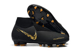 Nike Phantom Vision Elite DF FG Black Gold Ghost - soccerstory