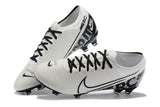 NIKE Mercurial Vapor XIII Elite FG Black White - soccerstory