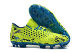 PUMA Future Netfit Griezmann 19.1 FG Yellow Blue - soccerstory