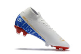 NIKE Mercurial Superfly VII 360 Elite FG Blue Red - soccerstory