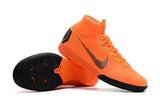 Nike MercurialX Superfly VI Elite IC Soccer Cleats Total Orange Black - soccerstory