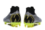 NIKE Mercurial Superfly VI 360 Elite FG Grey Yellow - soccerstory