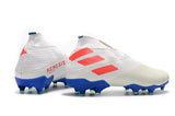 Adidas Nemeziz 19+ FG White Blue - soccerstory