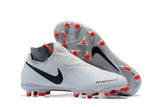 Nike Phantom Vision Elite DF FG Soccer Cleats White Orange Black - soccerstory