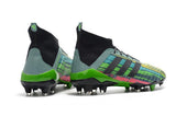 Adidas Predator 18.1 FG Soccer Cleats Black Green Blue Yellow Colorful - soccerstory