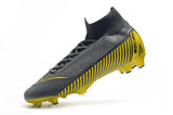 NIKE Mercurial Superfly VI 360 Elite FG Yellow Stripe Grey - soccerstory