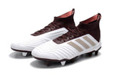 Adidas Predator 18.1 FG Soccer Cleats White Red Wine Gold - soccerstory