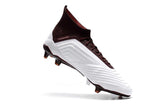 Adidas Predator 18.1 FG Soccer Cleats White Red Wine Gold - soccerstory