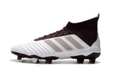 Adidas Predator 18.1 FG Soccer Cleats White Red Wine Gold - soccerstory