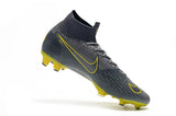 NIKE Mercurial Superfly VI 360 Elite FG Yellow Stripe Grey - soccerstory