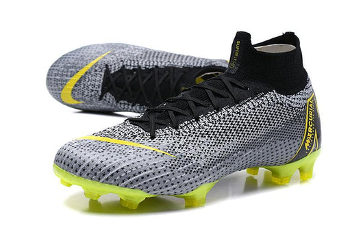 NIKE Mercurial Superfly VI 360 Elite FG Grey Yellow - soccerstory