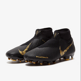Nike Phantom Vision Elite DF FG Black Gold Ghost - soccerstory