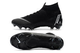 NIKE Mercurial Superfly VI 360 Elite FG Black White - soccerstory