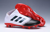 adidas Nemeziz 18+ FG White Black Red - soccerstory