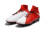 Nike Hypervenom Phantom III DF FG Soccer Cleats Red White - soccerstory