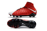 Nike Hypervenom Phantom III DF FG Soccer Cleats Red White - soccerstory
