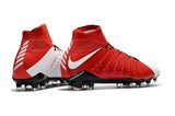 Nike Hypervenom Phantom III DF FG Soccer Cleats Red White - soccerstory