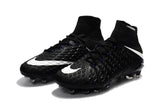 Nike Hypervenom Phantom III DF FG Soccer Cleats Blackout Black White - soccerstory