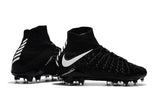 Nike Hypervenom Phantom III DF FG Soccer Cleats Blackout Black White - soccerstory