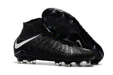Nike Hypervenom Phantom III DF FG Soccer Cleats Blackout Black White - soccerstory
