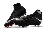 Nike Hypervenom Phantom III DF FG Soccer Cleats Black Metallic Silver - soccerstory