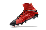 Nike Hypervenom Phantom III DF FG Soccer Cleats Fire Red Black - soccerstory
