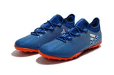 Adidas X Tango 17.3 Turf Soccer Cleats Deep Royal Blue Silver Orange - soccerstory