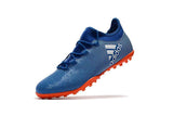 Adidas X Tango 17.3 Turf Soccer Cleats Deep Royal Blue Silver Orange - soccerstory