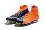 Nike Hypervenom Phantom III DF FG Soccer Cleats Orange Blue Chrome - soccerstory