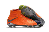 Nike Hypervenom Phantom III DF FG Soccer Cleats Orange Blue Chrome - soccerstory