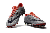 Nike Hypervenom Phantom III FG Soccer Cleats Grey Red Black - soccerstory
