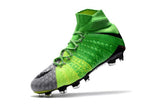 Nike Hypervenom Phantom III DF FG Soccer Cleats Grass Green Grey - soccerstory